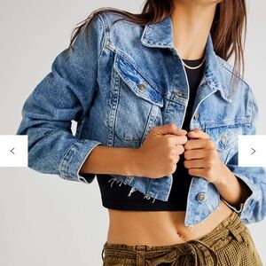 Free People Ollie Femme Trucker Jacket